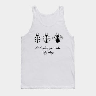 Hand drawn Ladybugs with quote Tank Top